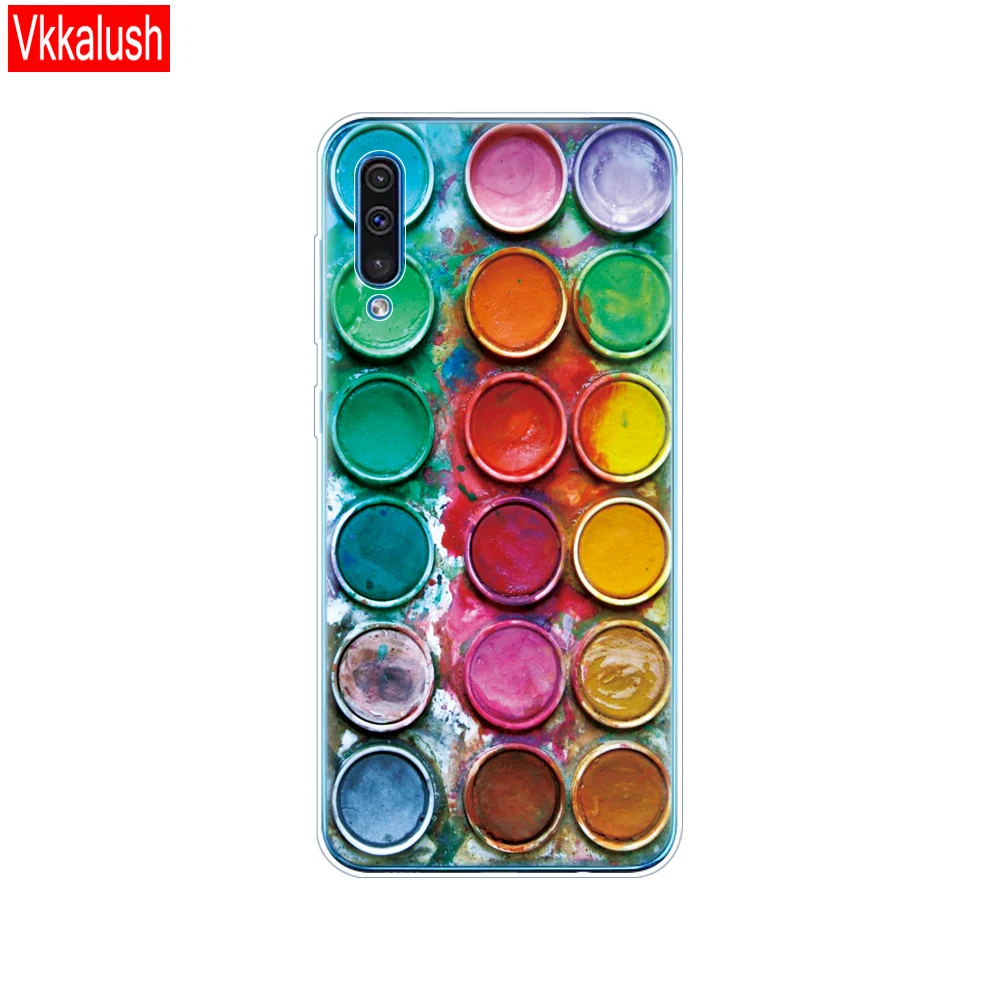 80048 Для samsung Galaxy A30S силиконовый прозрачный Футляр задняя крышка чехол для телефона samsung A30 A307 A307F SM-A307F мягкий чехол 6,4 роскошный - Цвет: 80048