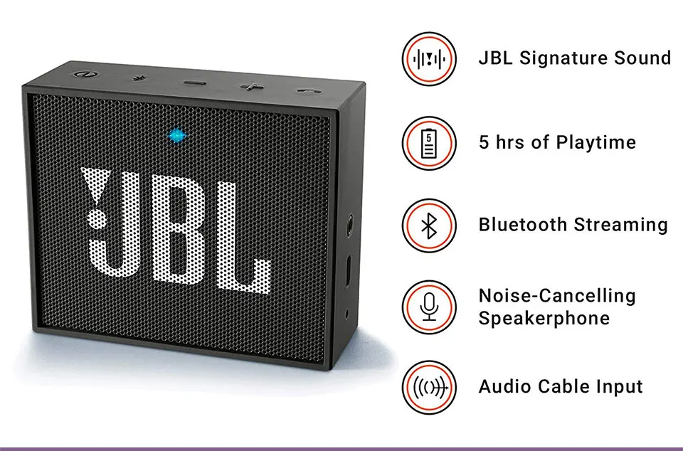 JBL GO беспроводной Bluetooth мини-динамик открытый портативный динамик Бас Звук перезаряжаемая батарея с микрофоном 5 часов работы от батареи