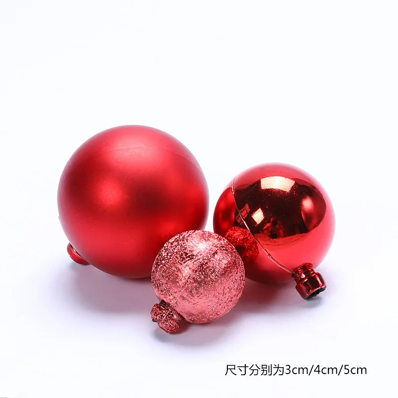 Xmas red ball 3pcs Украшение для торта, мультяшный дедушка, папа, Супермен, украшение для торта ко дню рождения, набор - Цвет: Xmas red ball 3pcs