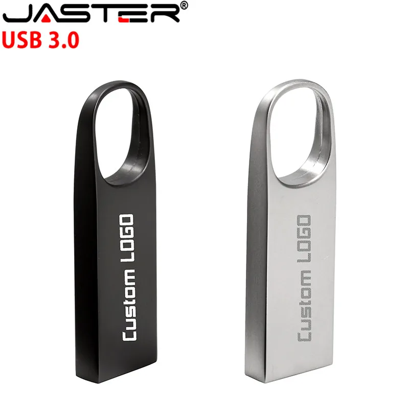 JASTER USB 3,0 металлический USB флеш-накопитель 64 ГБ 32 ГБ 16 ГБ 8 ГБ 4 ГБ USB флешка металлическая ручка-накопитель реальная емкость(более 10 шт. бесплатный логотип