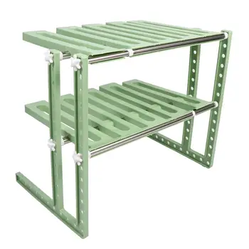 

Stainless Steel Shelf Storage Rack Telescopic Shelf Multilayer Floor Storage Rack For Home Office Bathroom Kitchen Organizer