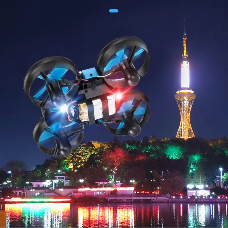 Модернизированный JJRC H36F мини-Дрон вертолет 2,4G 4CH 6-Axis Gyro Скорость 3D флип Безголовый режим RTF RC лодка ашины воды наземным 3-режим