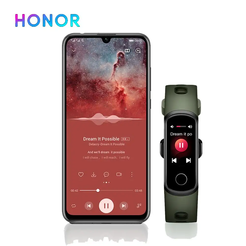 Huawei Honor Band 5i Smart Band Global Vers кровяный кислородный трекер часы AMOLED Сна Фитнес Плавание Спорт Бег трекер