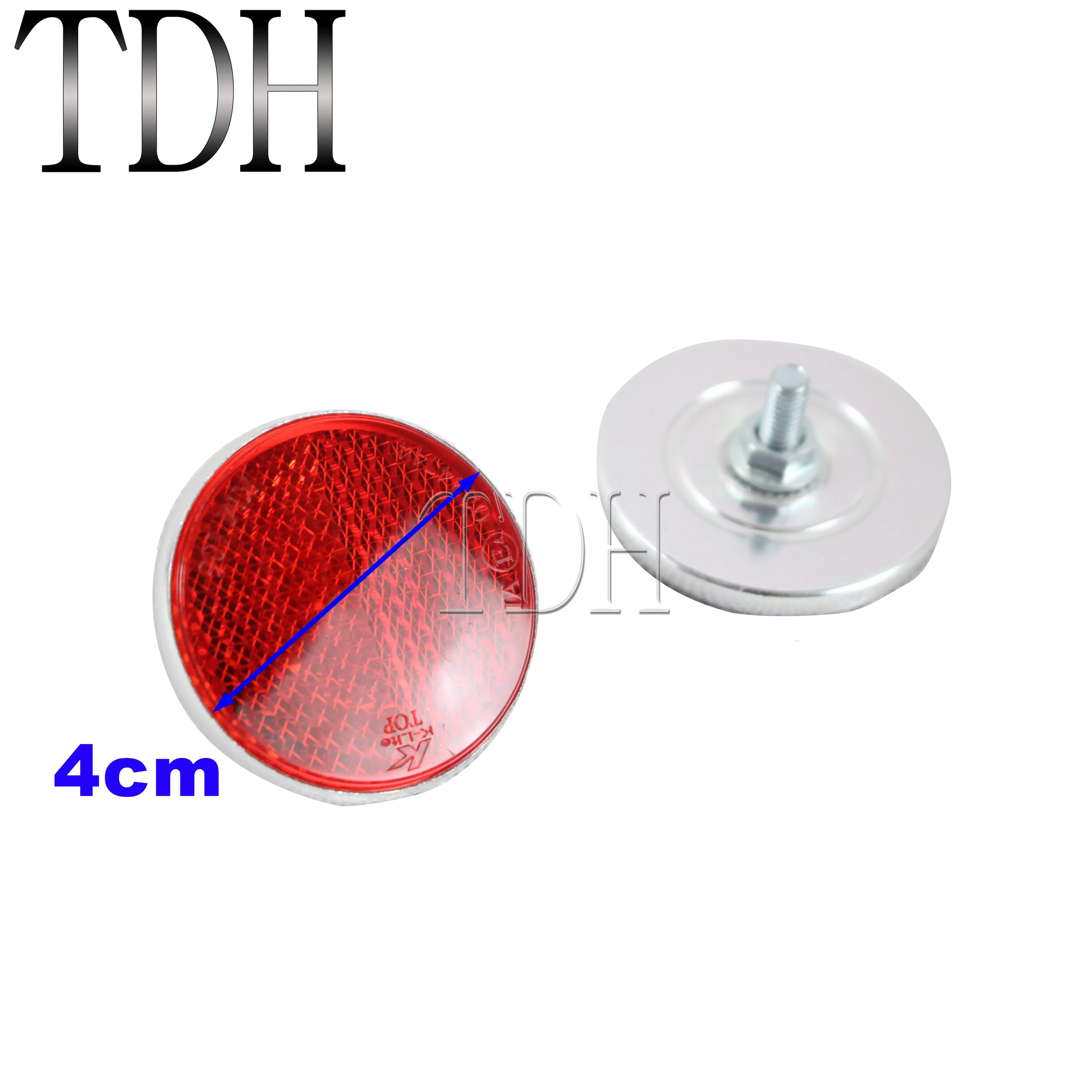 Reflector motorcycle rear red retaining screw M5 with locking point d