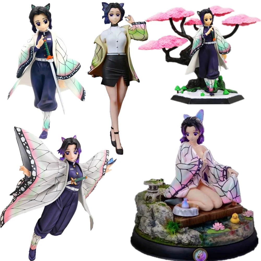 Japan Anime Agatsuma Kochou Shinobu Demon Slayer Tsuyuri Kanao No Yaiba Pvc Action Figure Toy Game Statue Collectible Doll Gifts Action Figures Aliexpress