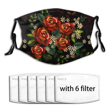 

Spanish Floral Washable Reusable Anti Haze Mask Anti-Dust Mouth Face Mask Protective Mouth Cover Masks