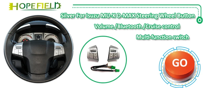Isuzu steering wheel switch silver