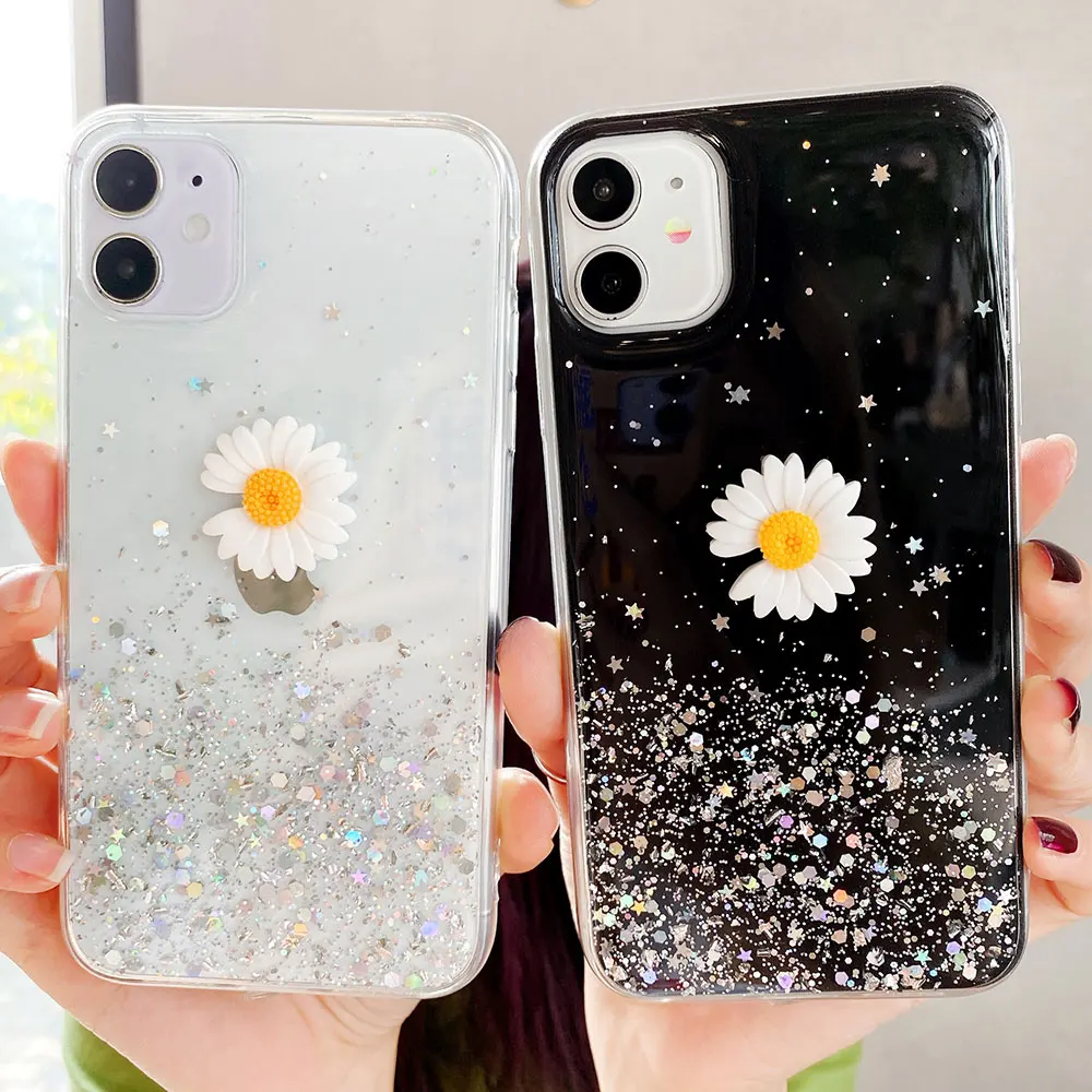 Блестящий чехол Boucho для телефона iPhone 11 pro Max XS X XR 6 6S 7 8 Plus SE 2020 прозрачная задняя