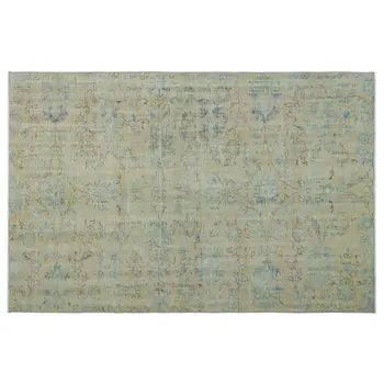 

Handmade Beige Vintage English English Area Rug 183x270 Cm-6'0''X8'10''