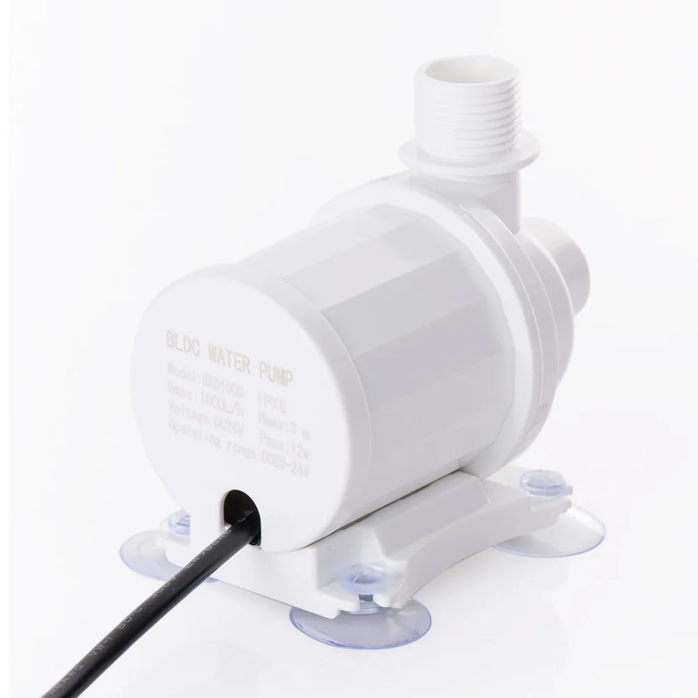 

DC 24V Garden Portable Fish Tank Waterproof Aquarium Submersible Home ABS Water Pump Cooling Mini Ultra Quiet Brushless Motor