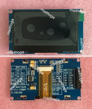 

maithoga IPS 2.42 inch 16P SPI Yellow/Blue/White/Green OLED Display Module SSD1309 Drive IC Parallel/I2C Interface 128*64