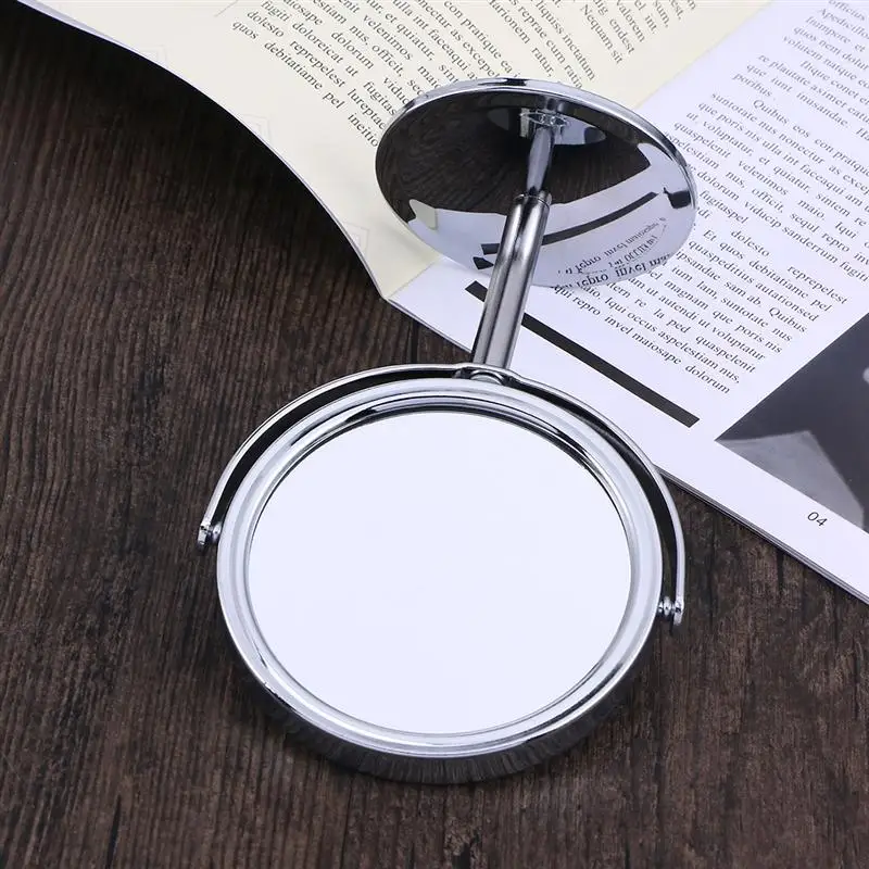 Двухстороннее увеличительное туалетный столик зеркало круглое вращающееся настольное зеркало