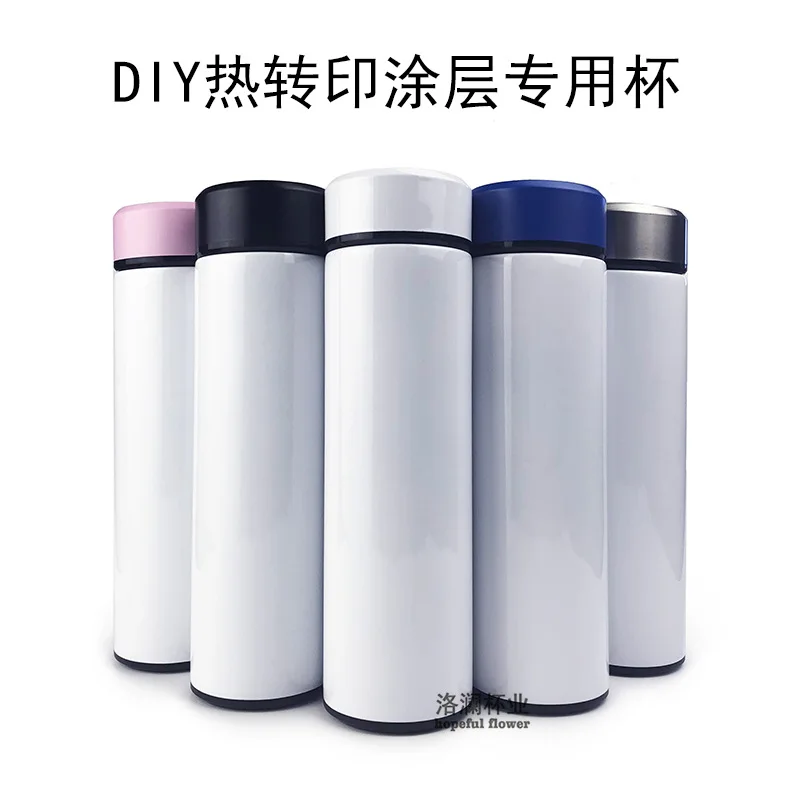 

For Color Thermal Transfer Daping White Paintcoat Printing Cup 304 Creative Stainless Steel Vacuum Flask