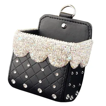 

Car Air Outlet Bag With Diamond Air Conditioning Bag Full Of Stars Car Air Outlet Storage Phone Bag
