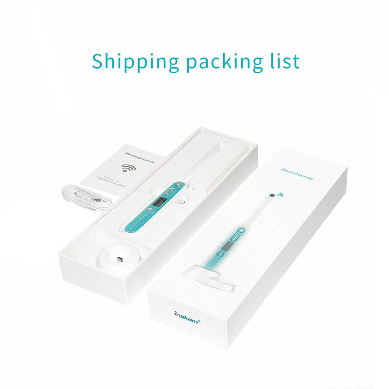 Wifi Oral Dental Endoscope 8 Adjustable Lights Wireless Intraoral Camera Dentistry HD Video For Ios Android Teeth Visual Inspect