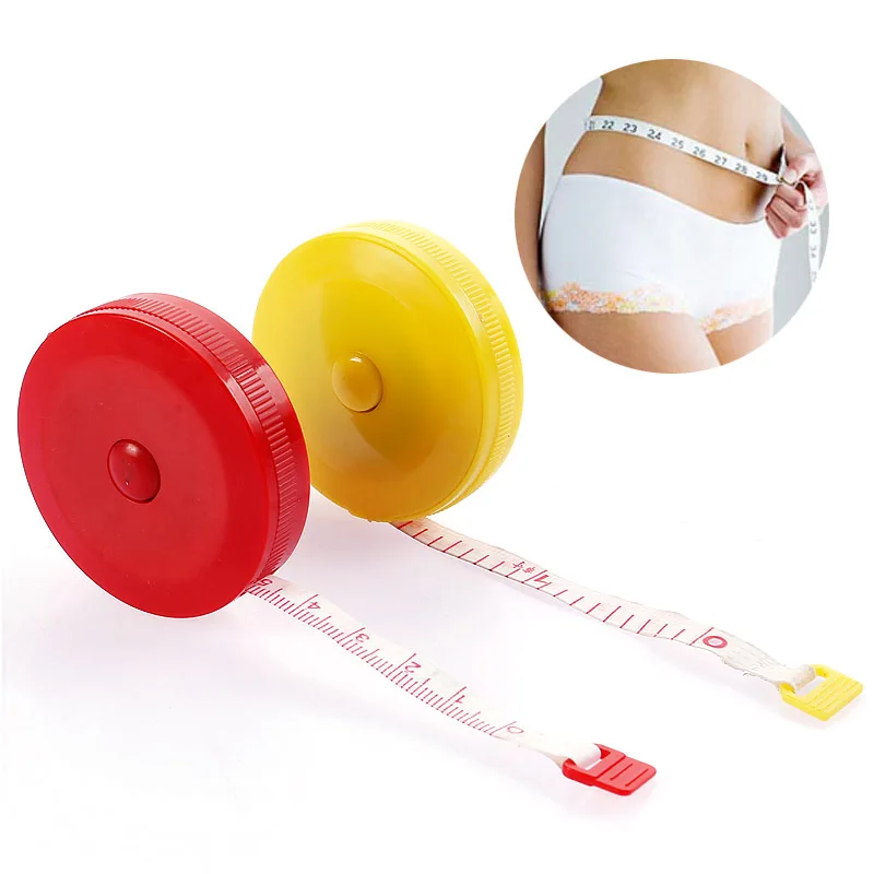 

New portable 1.5m retractable ruler centimeter/inch tape measure mini ruler Colorful cute design Great for travel camping
