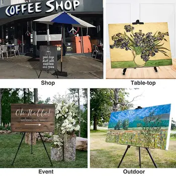 

Portable Adjustable Metal Sketch Easel Folding Easel Travel Aluminum Drawing Alloy Easel Sketch Easel For Art Supplies W4U5