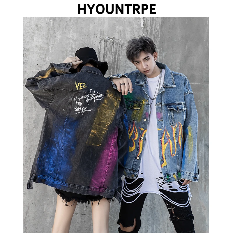 painted jeans jacket