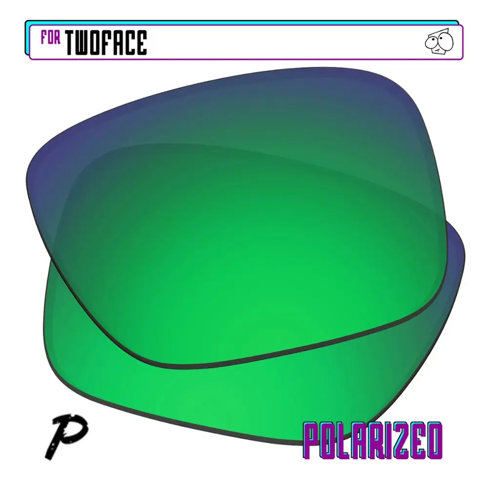Ezreplace Polarizzati Lenti Di Ricambio Per-Oakley Twoface Occhiali Da Sole-Verde P