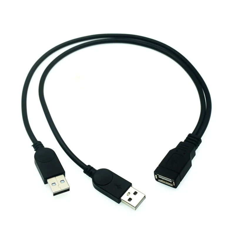 USB 2.0 A Male to Dual USB Female Y Splitter Hub Adapter - Charging Power Extension Cable, 30CM Description Image.This Product Can Be Found With The Tag Names Dual usb female power cable, Splitter 2 male female 1 usb 20, Usb splitter cable male 2 female adapter