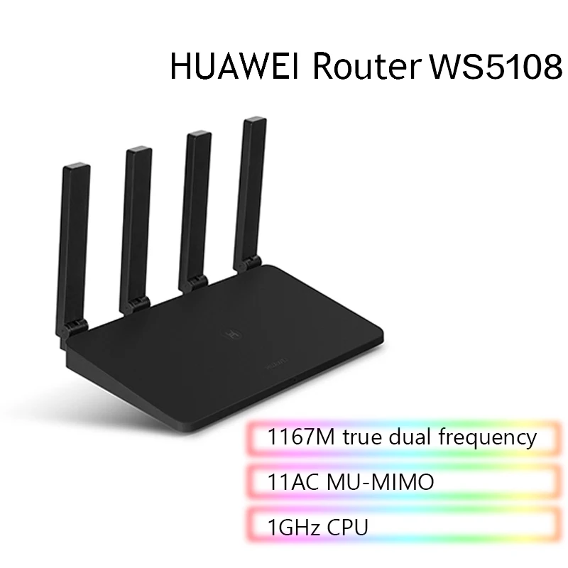 Маршрутизатор Huawei WS5108 1167 Мбит/с 2 4G/5G 11AC ретранслятор Wi Fi 100 мегабит
