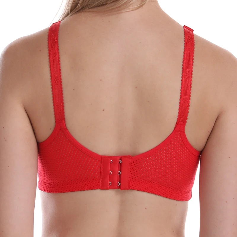 Beauwear Для женщин мягкий без проволоки хлопковый бюстгальтер размера плюс сна