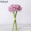 peony artificial artificial silk flowers for home decoration wedding bouquet for bride high quality fake flower faux living room 5
