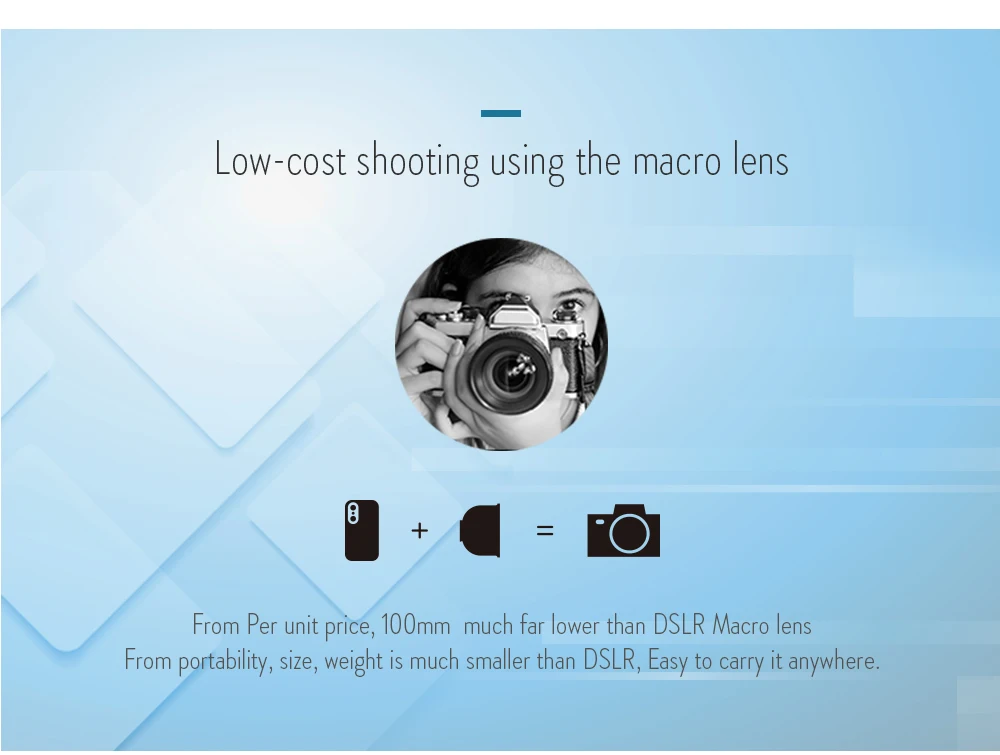 Lentes de câmera de vídeo