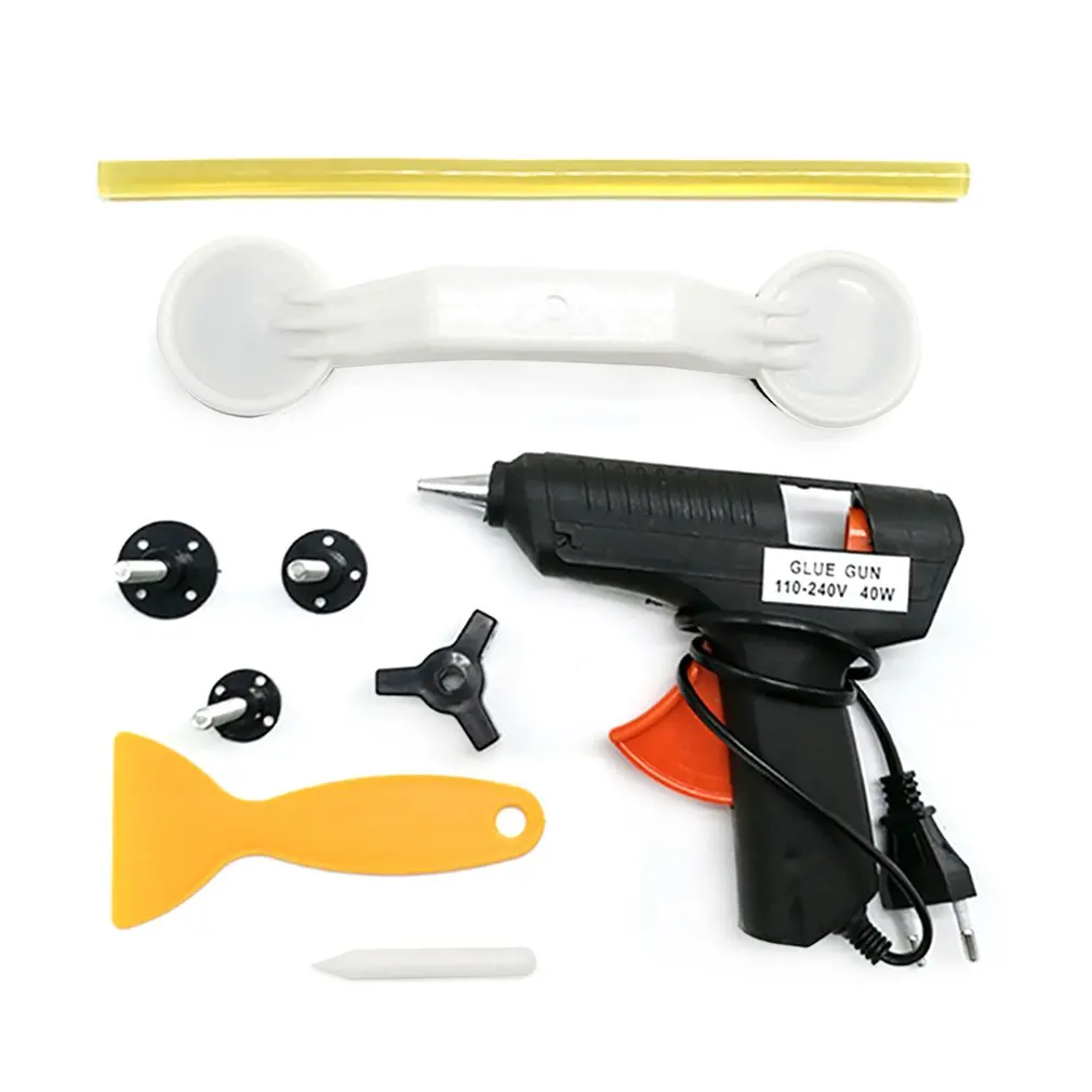 Car Dent Repair Body Damage Fix Tool Pulling Bridge Puller Dent Removal Glue Tabs Hand Repair Tools Kit Paintless Universal Car Dent Repair Body Damage Fix Tool Pulling Bridge Puller Dent Removal Glue Tabs Hand Repair Tools Kit Paintless Universal