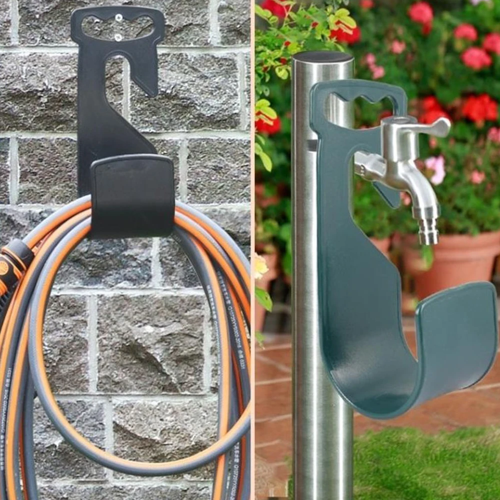 

1PCS Telescopic Hose Storage Rack Garden Plastic Pipe Reel Hook Hanger Wall Mounted Holder