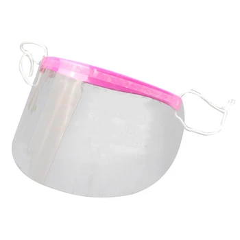 

50Pcs/Pack Hair Salon Transparent Face Mask Hairstyling Eyeprotector Disposable Face Eye Shield Transparent Mask Cover