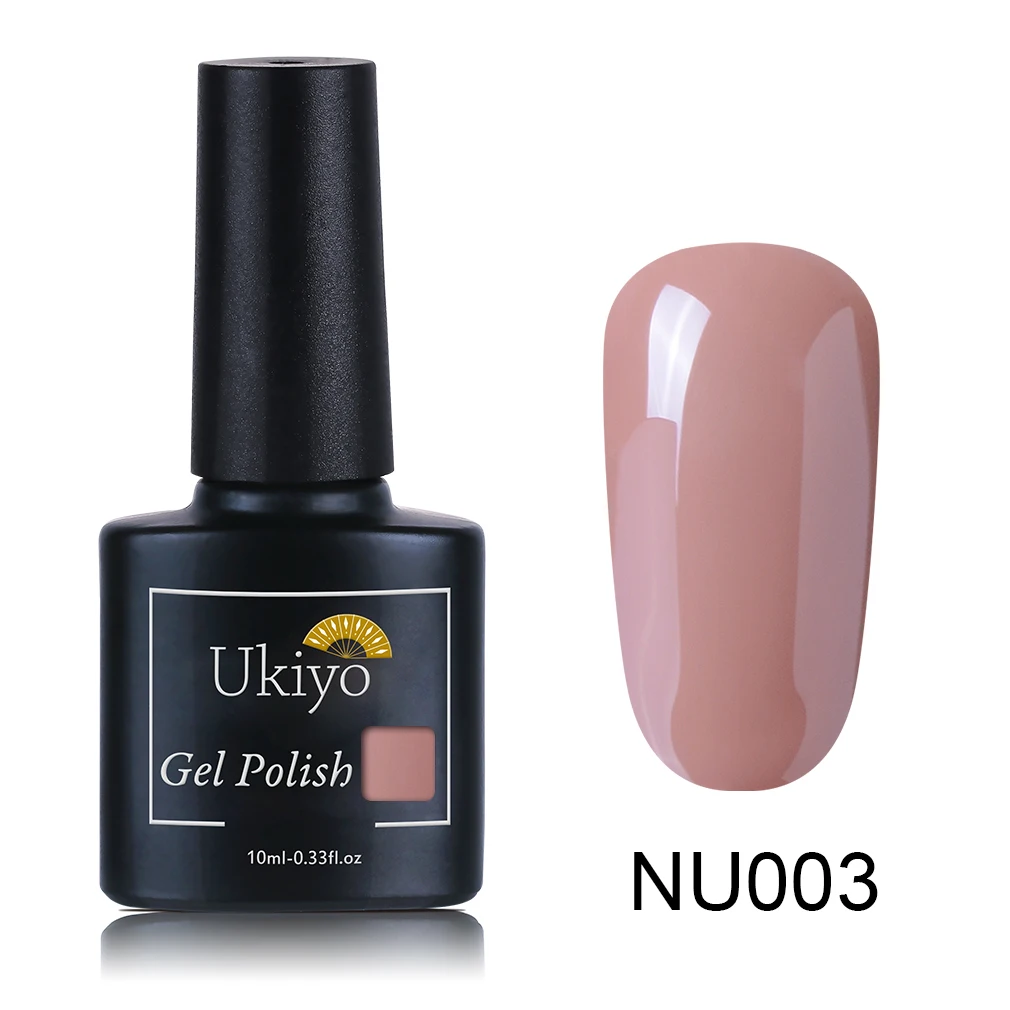 Ukiyo 10 мл винно-красный УФ-гель для ногтей замачиваемый Полупостоянный лак для ногтей УФ-гель лак Гель-лак для нейл-арта эмалированный лак - Цвет: NU003