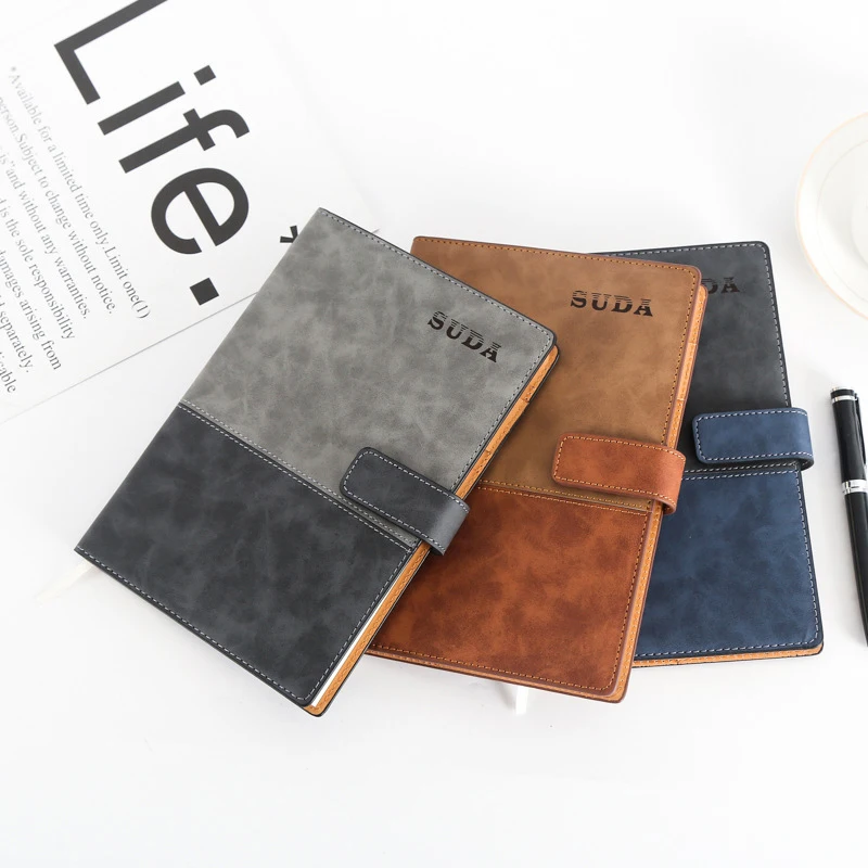 A5/B5 Business snap creative notepad portable Korean creative account Diary Notebook hand book Notebook office school supplise A5/B5 Business snap creative notepad portable Korean creative account Diary Notebook hand book Notebook office school supplise