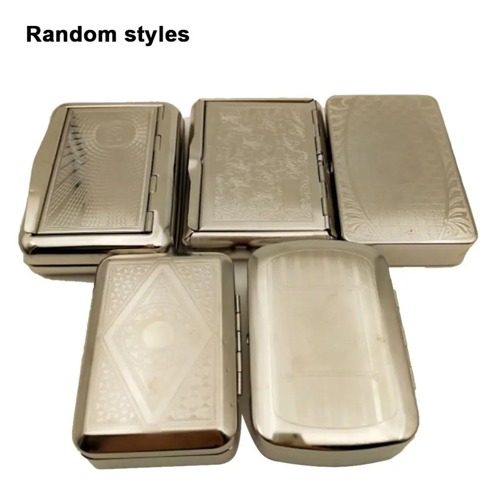 

Portable Pipe Tobacco Storage Box Moisturizing Tobacco Container Sealed Personality Ultra-Thin Metal Cigarette Case