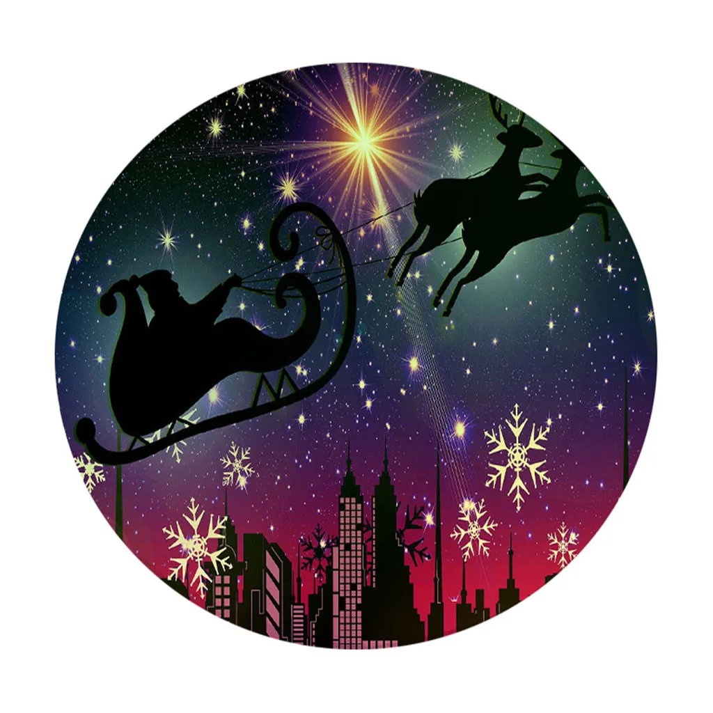 Waterproof PVC Table Cloth, Spill-Proof Round Tablecloth, Wipeable Table Cover for Outdoor and Indoor