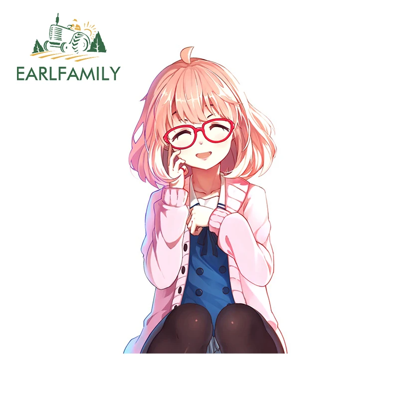 EARLFAMILY 13 см x 7 3 для Мирай Курияма водонепроницаемые Модные 3D смешные наклейки
