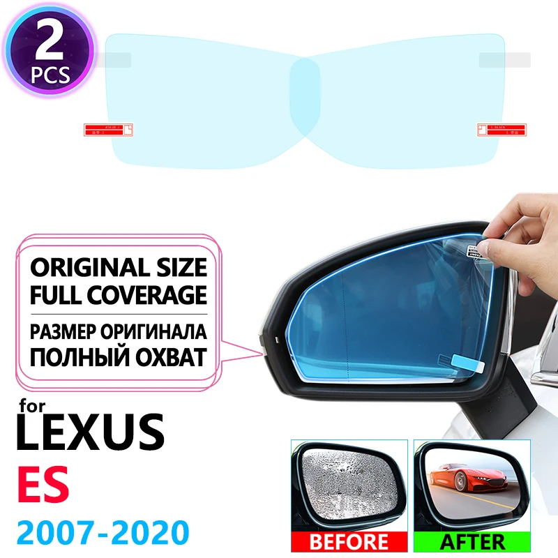 Полное покрытие анти-туман фильм непромокаемые Зеркало заднего вида для Lexus ES 2007 ~