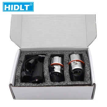 

HIDLT 2021 New 160W White 6500K LED Angel Eyes Kit Car Styling Canbus Error Free Auto Replacement For E39 E60 E63 E53 E65 E83