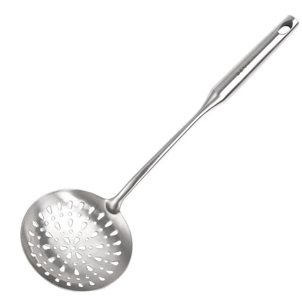 

Kitchen Cooking Slotted Spoon Utensils Stainless Steel Ergonomic Handle Comfortable Grip Home Vacuum Strainer Heavy Duty Filter