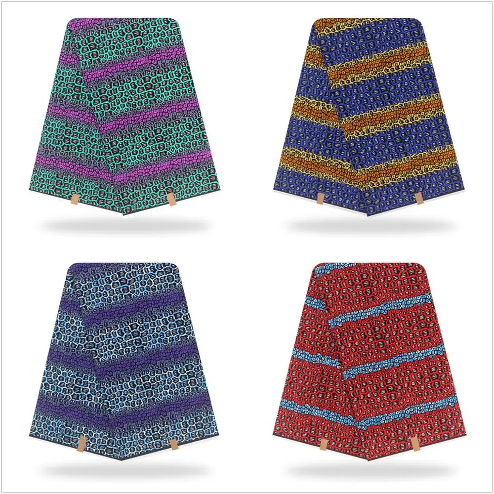 Новейшая Анкара ткань африканская ткань воск Гарантированная голландская Настоящая Африканская ткань с восковой печатью печатная ткань для африканской одежды 02