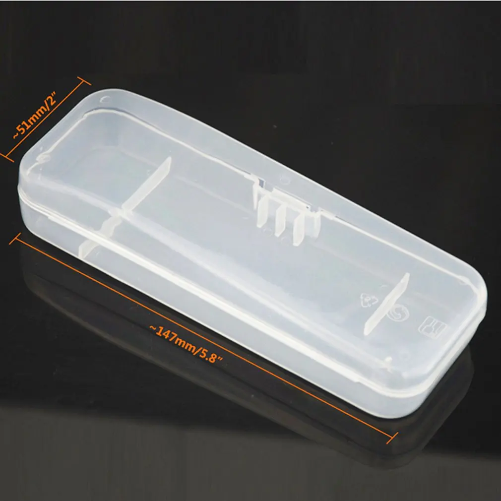 Portable Travel ABS Cover Manual Razor Protective Transparent Box Holder Cover Men Shaving Case For Travel