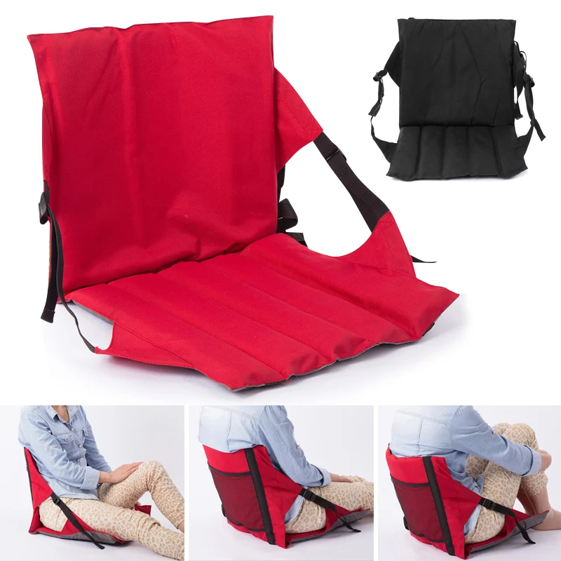 

Hot Reclining Stadium Seat with Back Support Foldable Lightweight Portable Bleacher Chairs MVI-ing