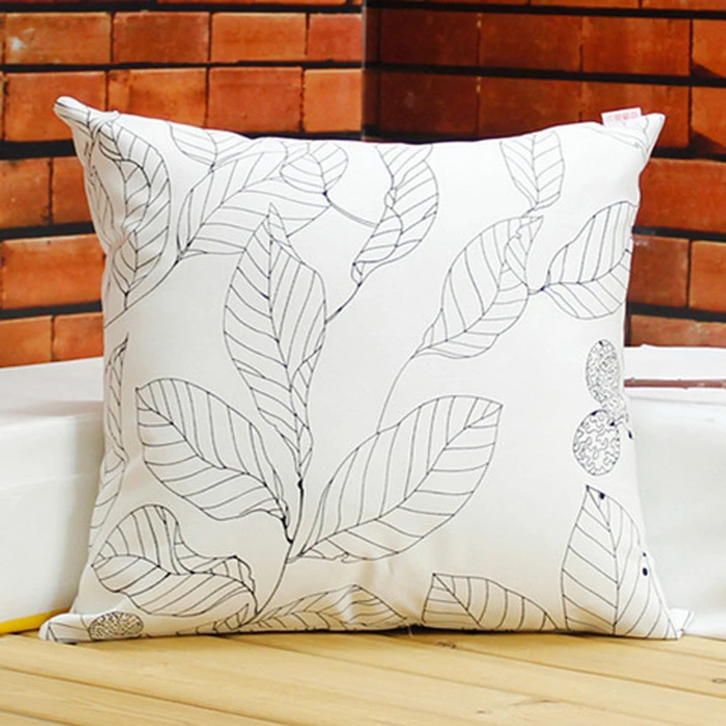 keten Integreren park 45/50/70/ 60X60 "Blad Trow Kussen 100% Katoen  Art/Dummy/Artistieke/Home/Kantoor/Bank/Auto Decor Kussen Kussensloop|trow  pillows|decorative cushionscotton pillow - AliExpress