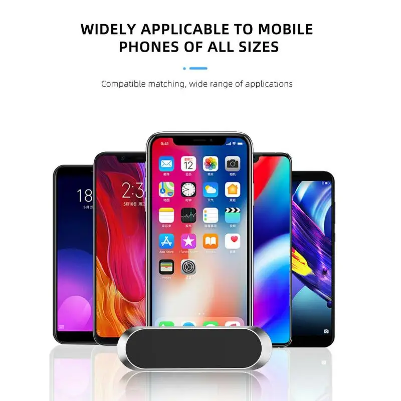 Мини Магнитная автомобильная подставка для телефона для iPhone samsung Магнитный кронштейн