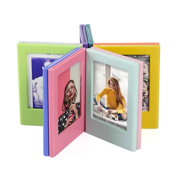 5Pcs 3Inch Magnetic Photo Frame DIY Assembly Picture Holder Decor for Instax Easy  Use Photo Holder Magnetic Photo Frame 1