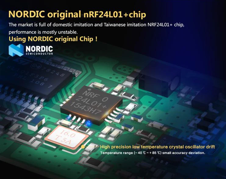 2 шт./лот 2,4 ГГц 100 МВт Полный дуплексный, подключаемый UART модуль Nrf24l01p приемопередатчик Nrf24l01 Rf модуль с Pa и Lna беспроводной приемник