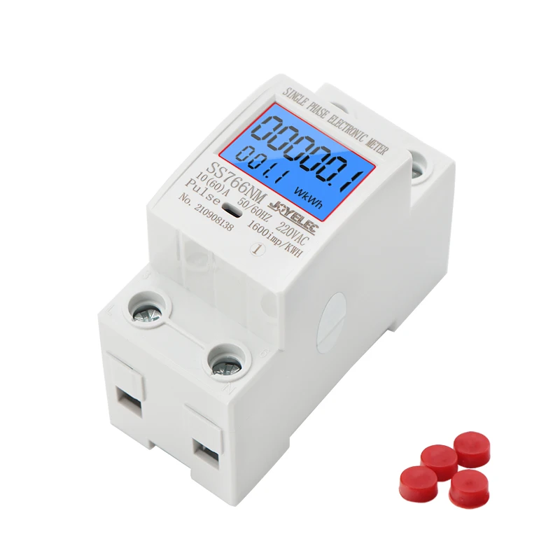 Energy Meter JOYELEC Digital Single Phase Reset Zero kWh Voltage Current Power Consumption 220V AC