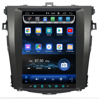 

Tesla Style IPS Screen Car GPS Navigation NO DVD Player Unit for Toyota Corolla 2007-2013 Android 8.1 Headunit Satnav