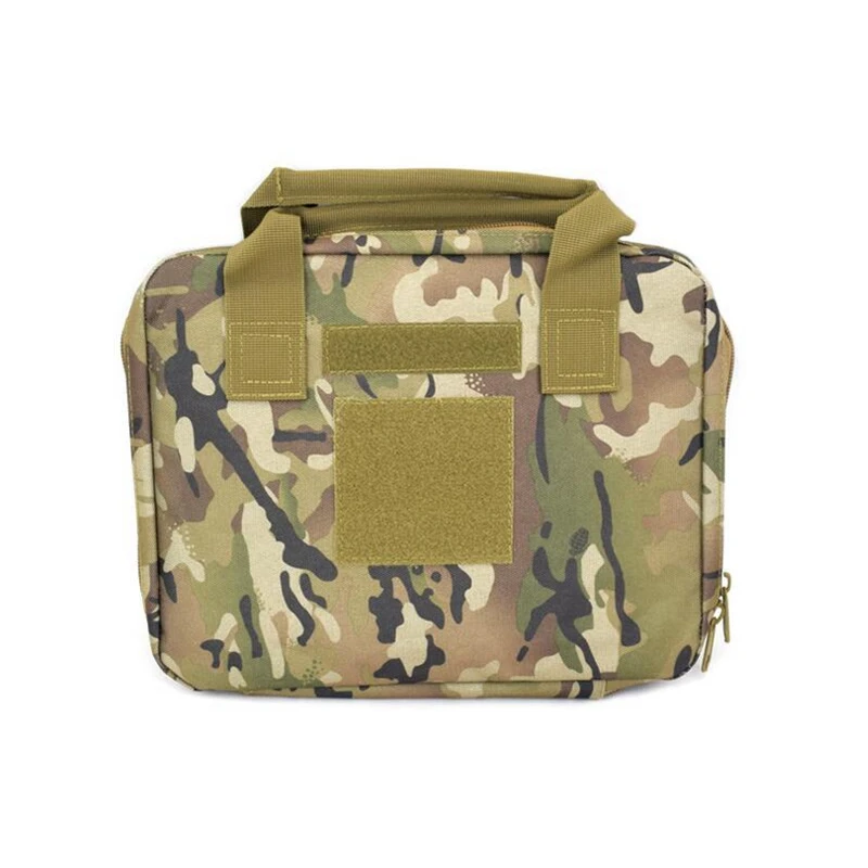 25X20CM HandGun Pistol Carry Case Bag with Magazine Pouch Strap Airsoft Hunting Gun Holster Portable Pistol Carrier Bag 2