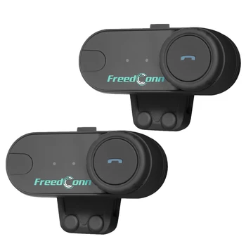 

Freedconn T-COM VB Twin Pack Bluetooth Helmet Headphone Intercom 800M Range HandsFree Interphone Headset FM Radio for Motorcycle